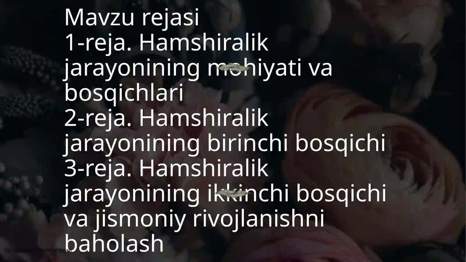Hamshiralik jarayoni va bemor nitekshirish usullari. antropometriya 2