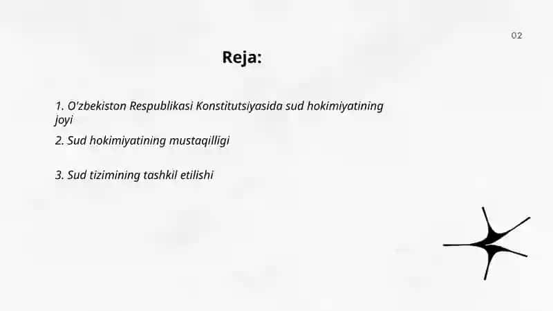 O’zbekiston Respublikasida sud hokimyatining konstitutsiyaviy xossalari 2