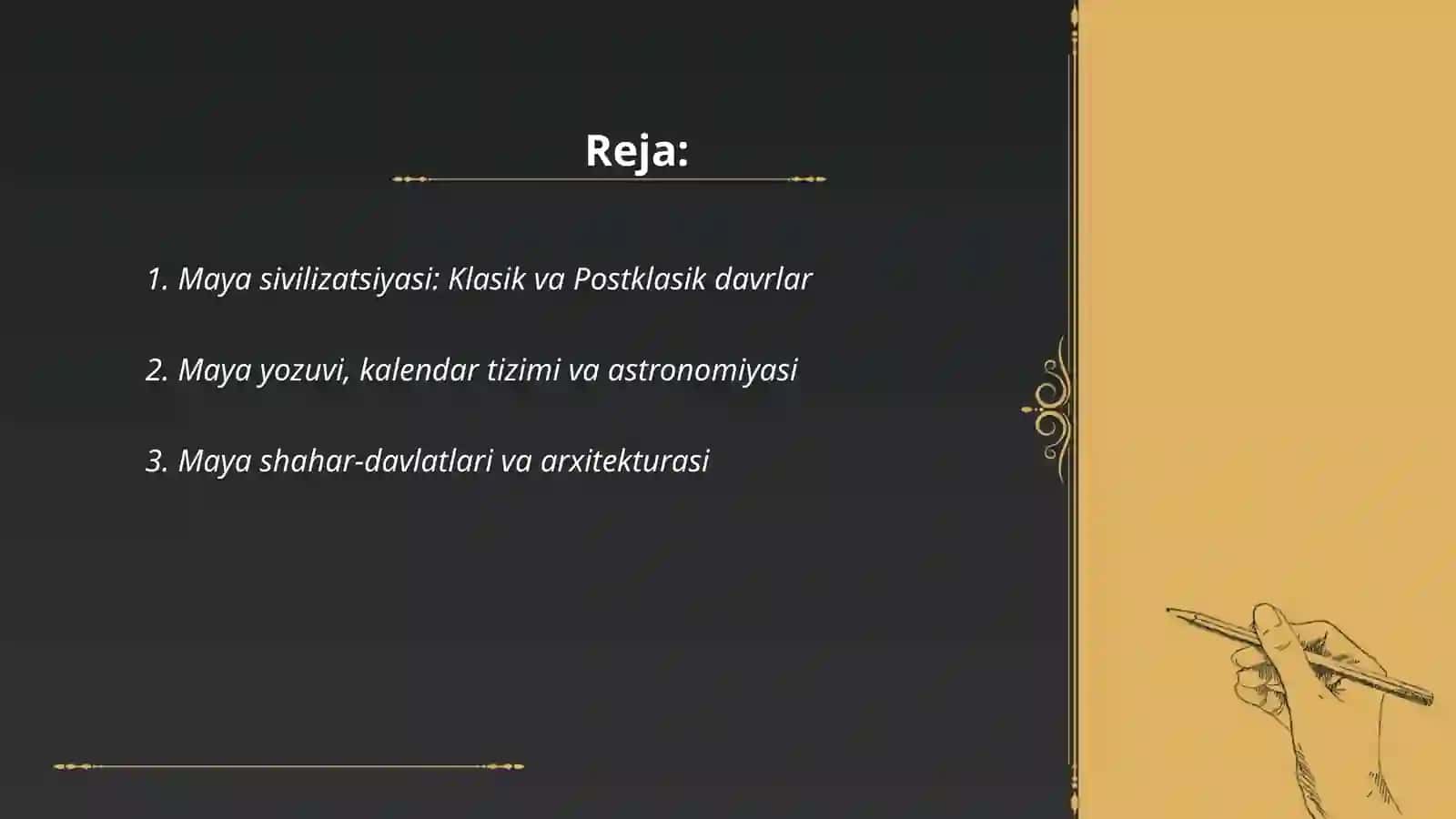 Maya sivilizatsiyasi: Klasik va Postklasik davrlar 2