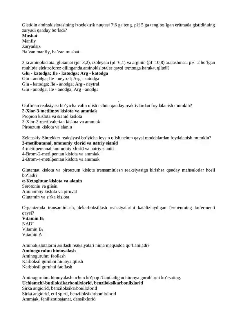 BIOORGANIK KIMYO 2