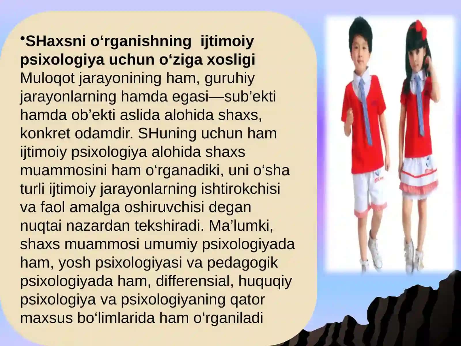 IJTIMOIY PSIXOLOGIYADA SHAXS MUAMMOSI 2