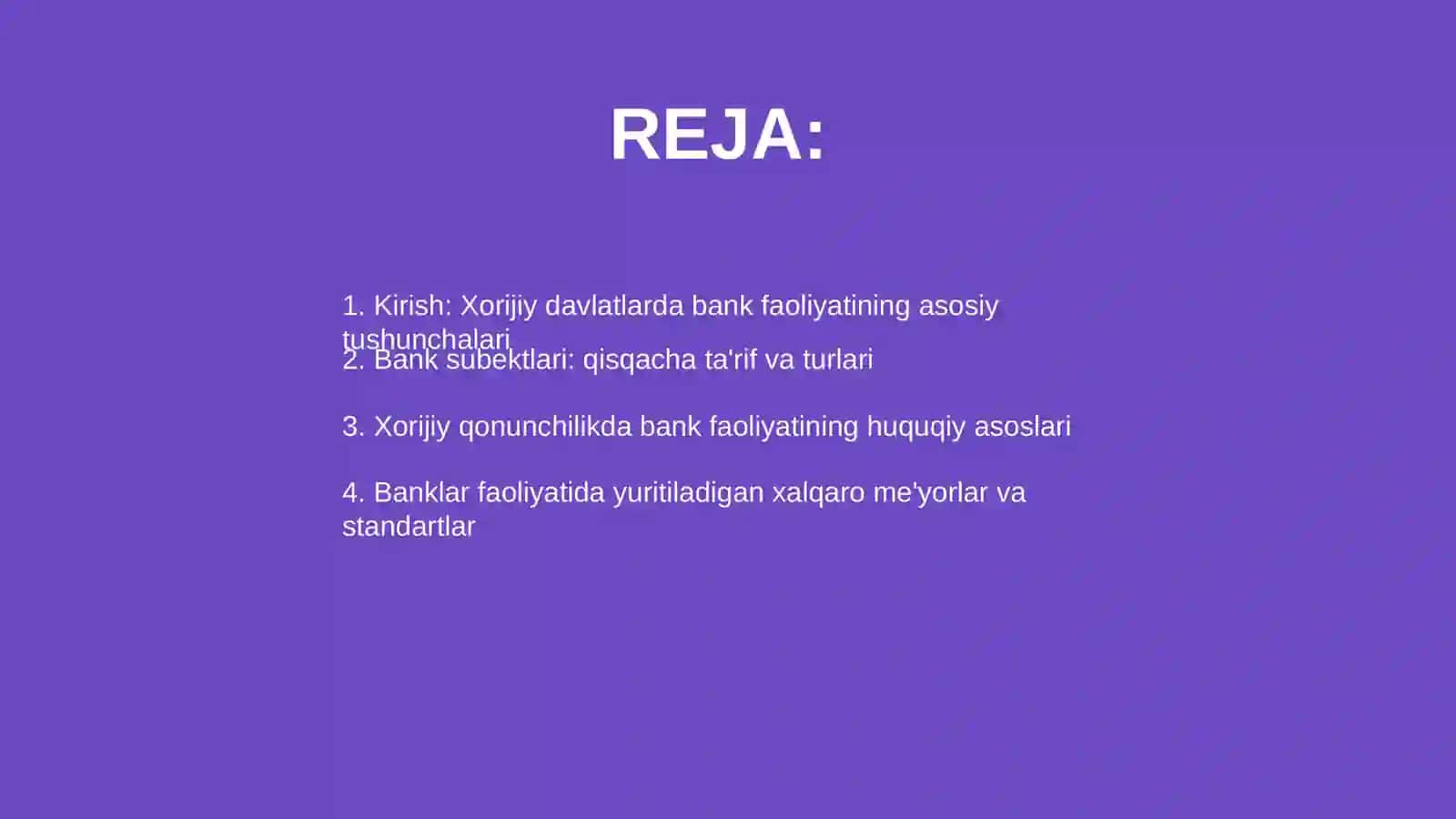Xorijiy davlatlarda bank faoliyatini amalga oshirishi mumkin bolgan subektlar faoliyatining huquqiy asoslari tahlili 2