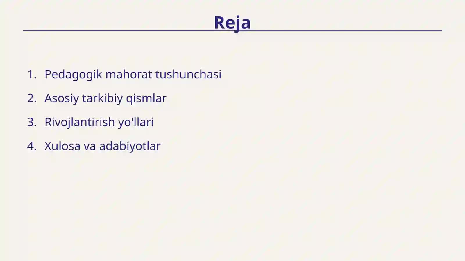 Pedagogik mahoratning asosiy tarkibiy qismlari 2