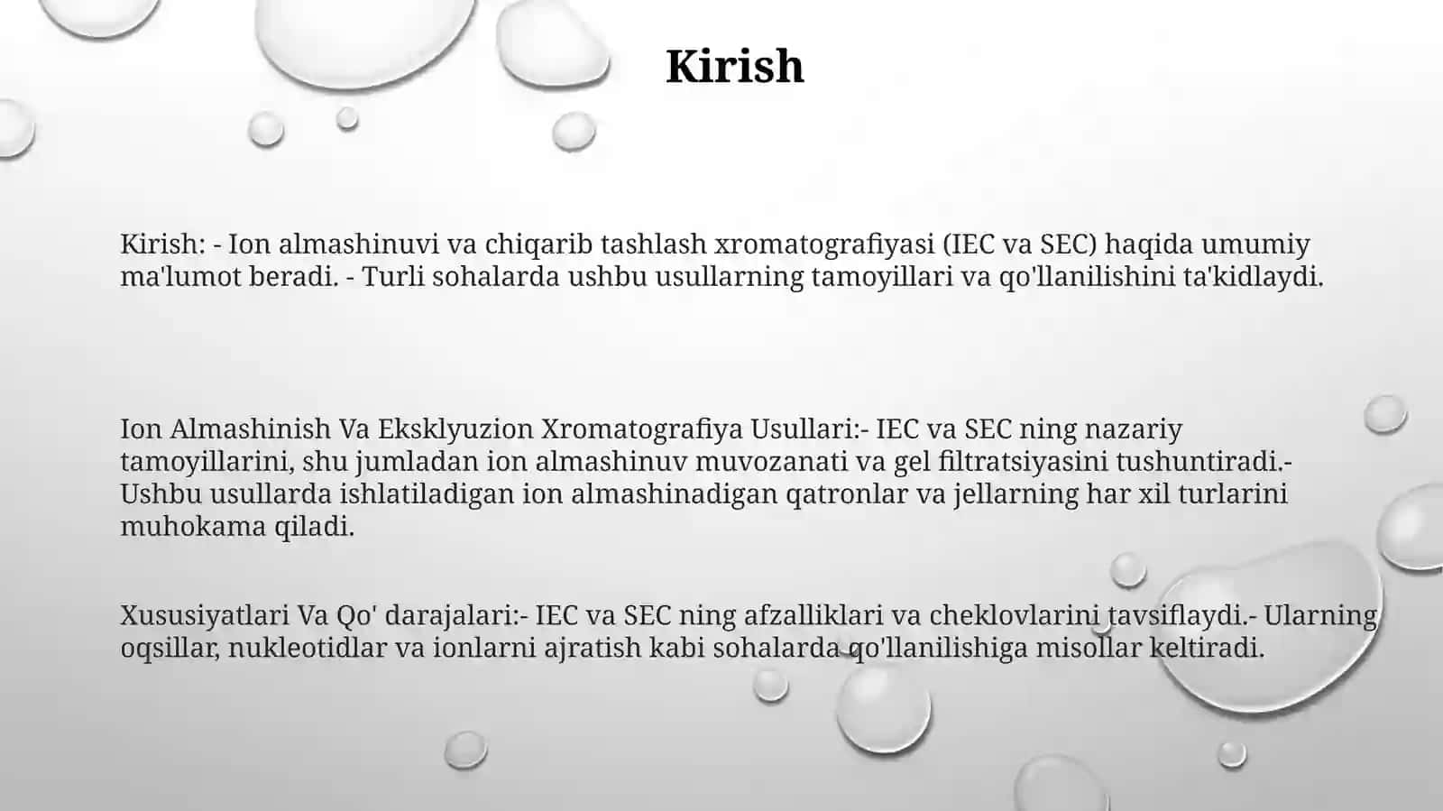 Ion Almashinish Va Eksklyuzion Xromatografiya Usullari 2