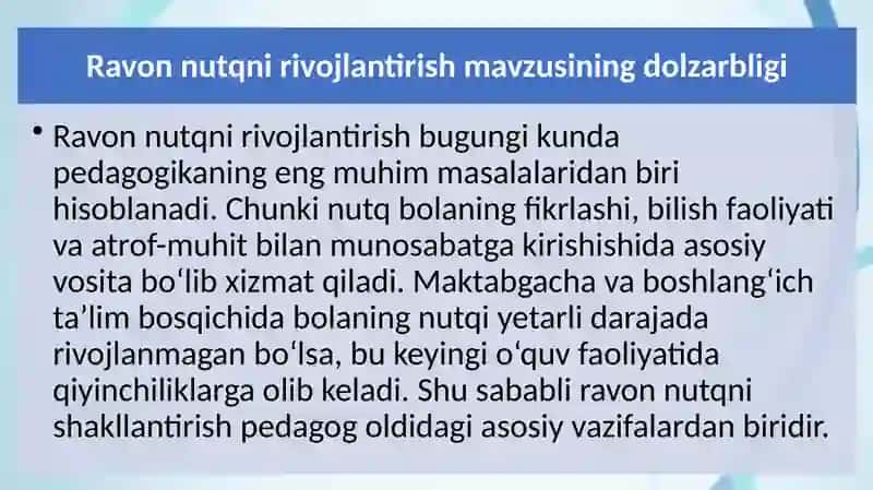 RAVON NUTQNİ RİVOJLANTİRİSH 2