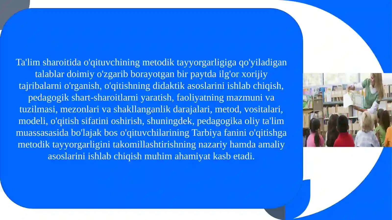 Umumta’lim maktablarida tarbiya fanini o‘qitishda ilmiy tadqiqot usullaridan foydalanish 2