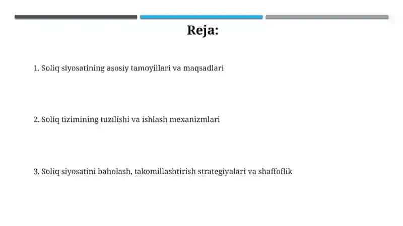 Naarxsiyosatining asosiy tamoyillari va strategiyalari 2