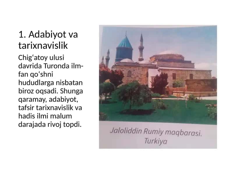 Adabiyot va tarixnavislik 2