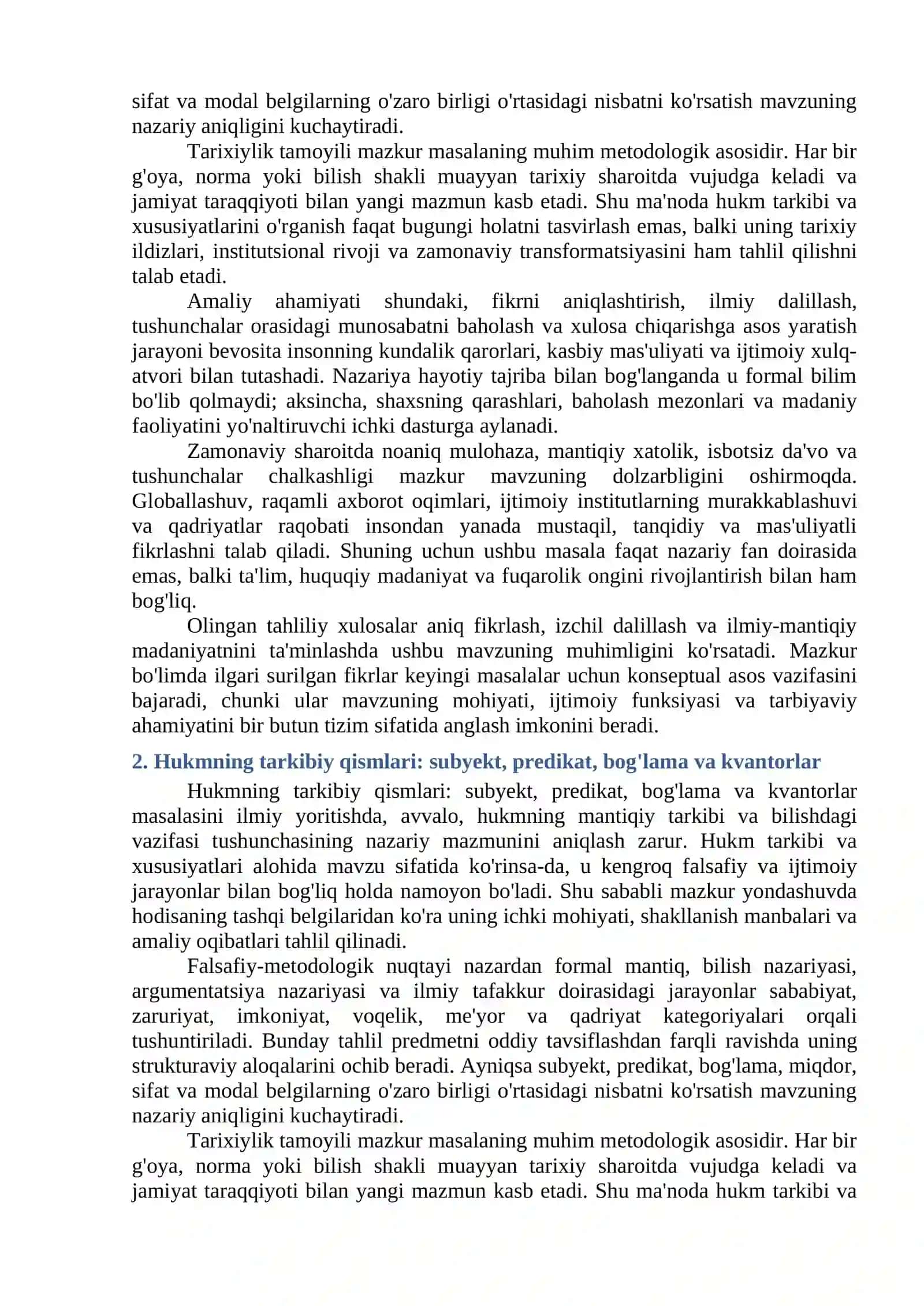 HUKM TARKIBI VA XUSUSIYATLARI 2