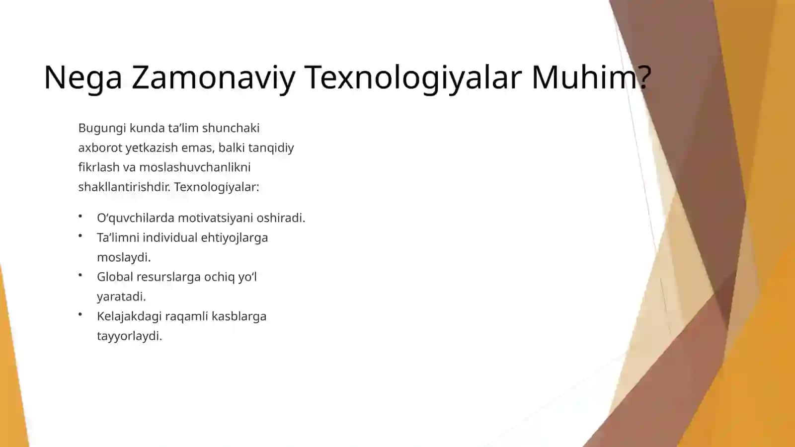 Zamonaviy Oʻqitish Texnologiyalari: Kelajak Pedagogikasi 2