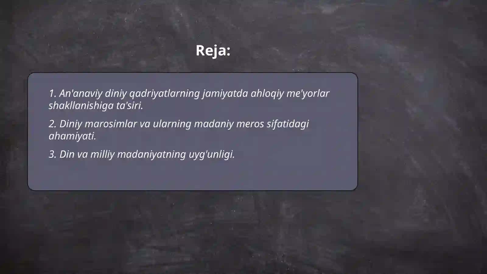 Diniy madaniy an'analarning jamiyat taraqqiyotiga ta'siri 2