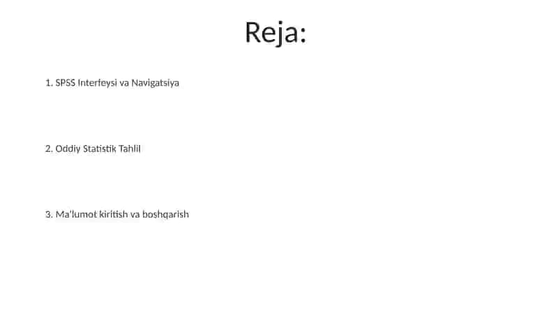 SPSS 2