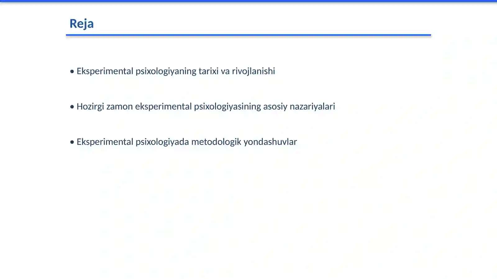 Eksperimental psixologiyaning hozirgi davrdagi paradigmasi 2