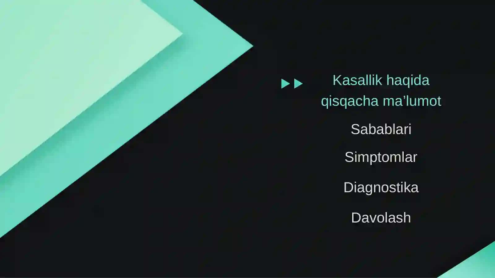 Arterial qon tomir obliteratsiyasida zamonaviy davolash usullari 2