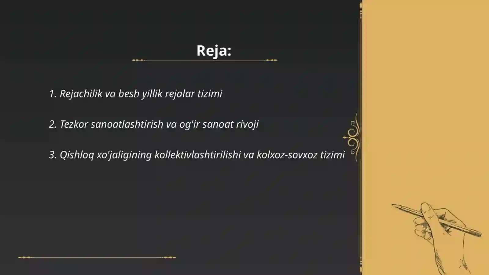 SSSR va Sharqiy Yevropa mamlakatlari rivojlanishini asosiy yo'nalishlari 2
