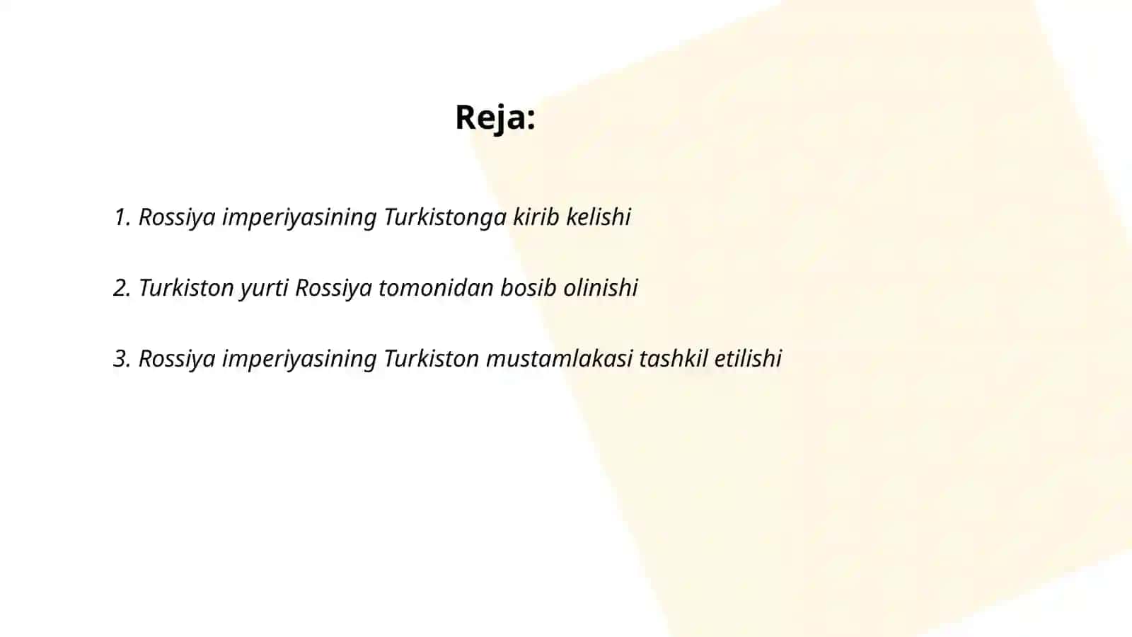 Turkistonda Rossiya imperiyasi mustamlaka boshqaruv tizimining qaror topishi 2