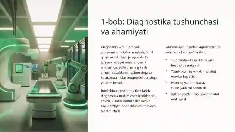 Diagnostika Tizimlarining Nazariy Asoslari 2