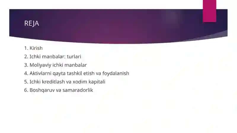 Innovatsion faoliyat amalga oshirish uchun investitsiya 2