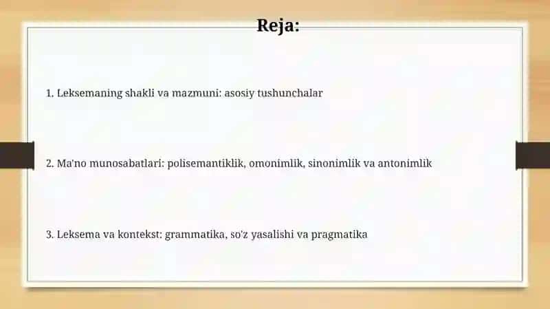 Leksemalarning ikki tomonlama mohiyati 2