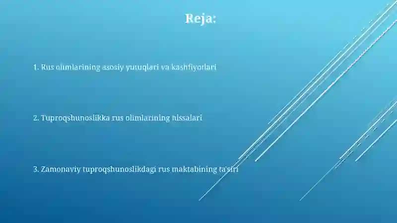 Rus olimlarining tuproqshunoslikga qo'shgan hissasi 2