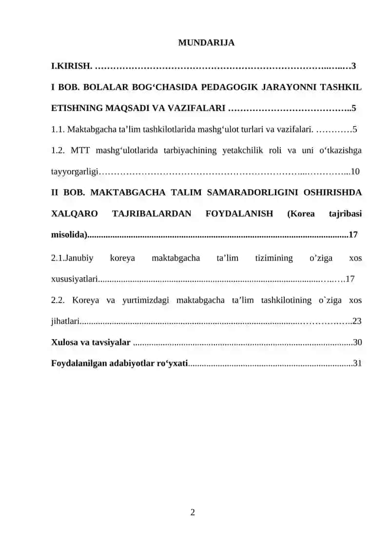 MAKTABGACHA VA BOSHLANG’ICH TA’LIMDA XORIJIY TIL (INGLIZ TILI) YO’NALISHI 2-BOSQICH 204-GURUH TALABASI 2