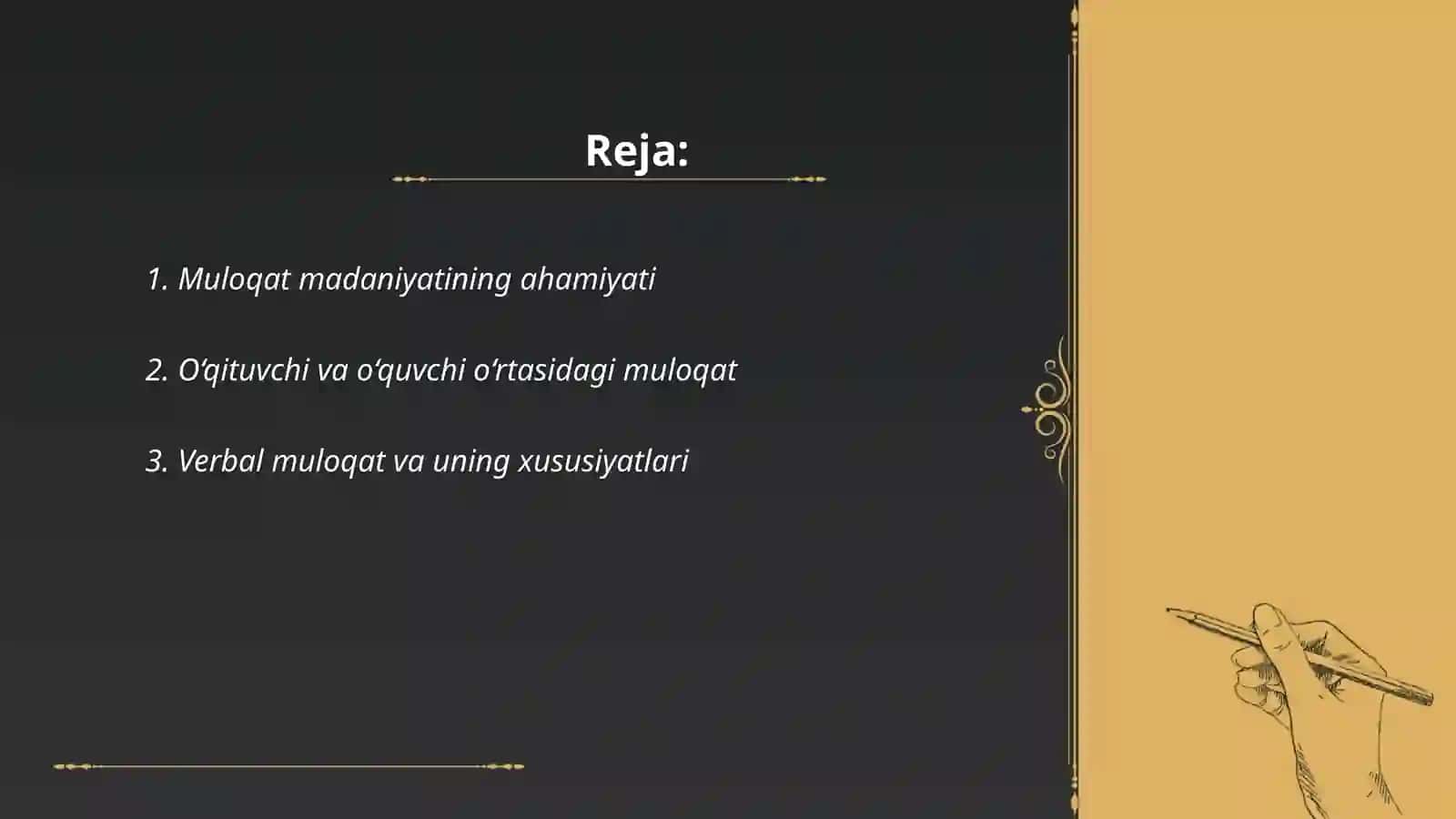 O‘qituvchi kasbiy faoliyatida muloqat madaniyati va psixologiyasi 2