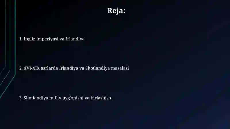 16-19 asrlarda irlandiya va shotlandiya masalasi 2