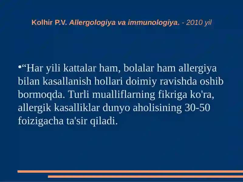 Molekulyar allergiya diagnostikasi 2