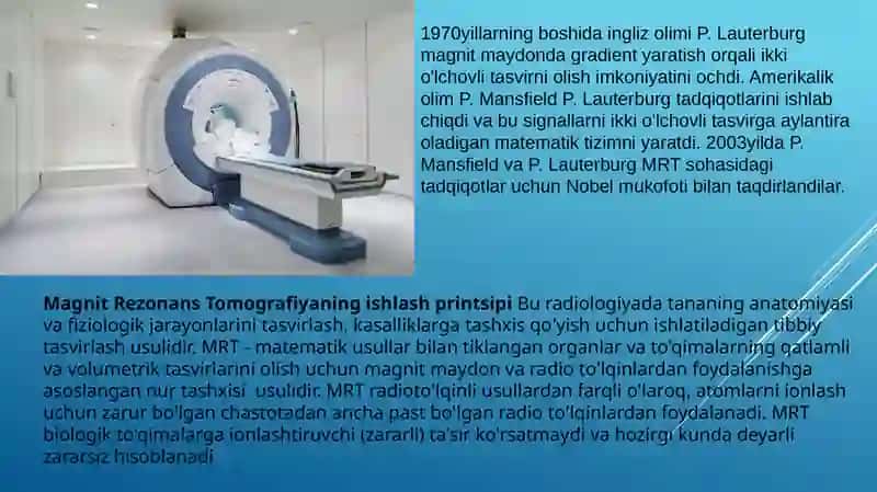 Magnit-rezonans tomografiyaning fizik asoslari 2