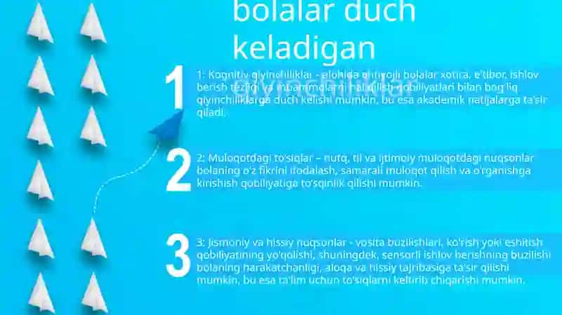 Maxsus ehtiyojli bolalar duch keladigan qiyinchiliklar 2