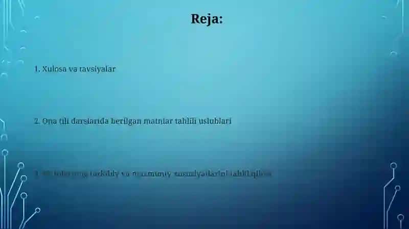 Matn ustida mustaqil ish 2
