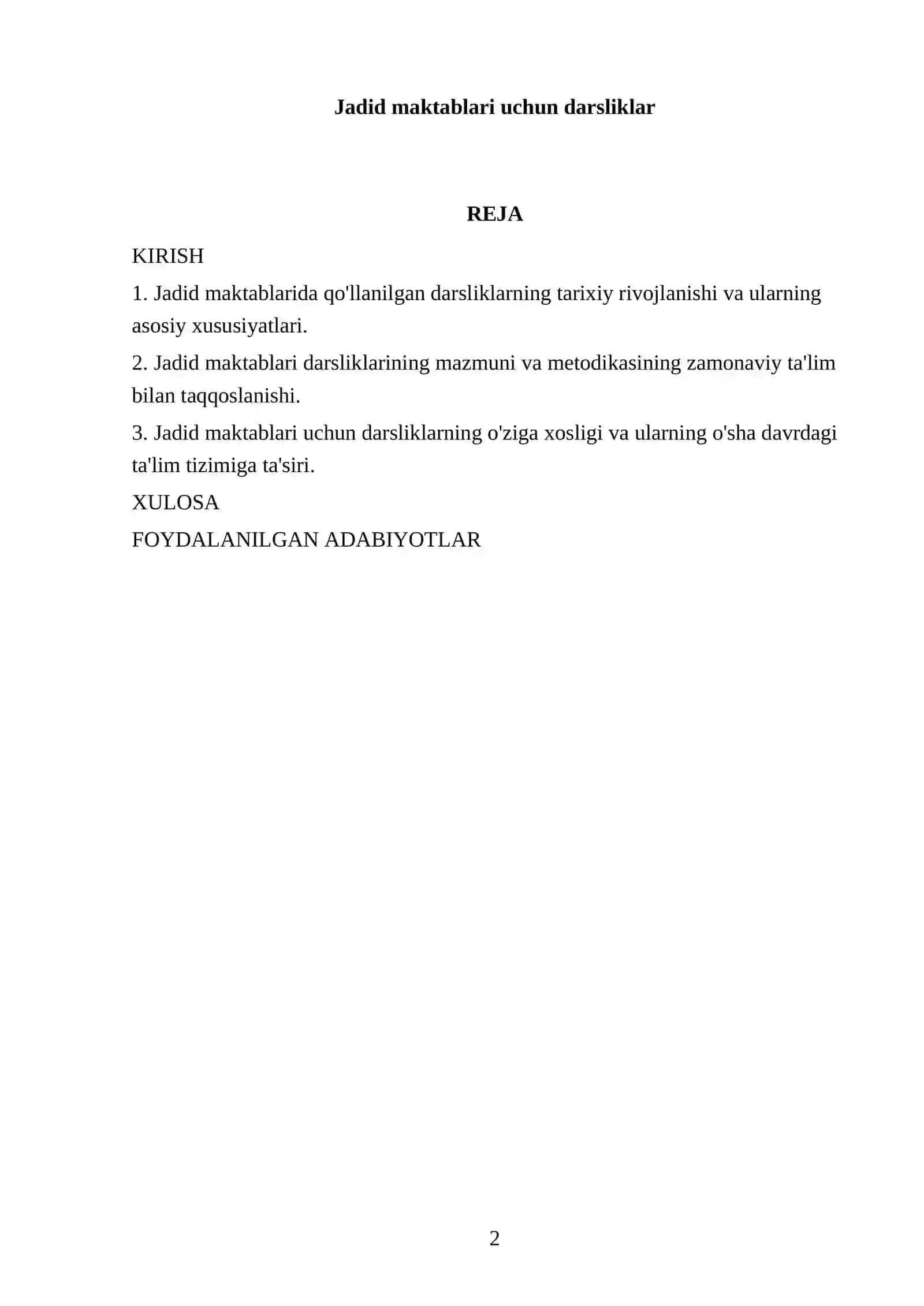Jadid maktablari uchun darsliklar 2