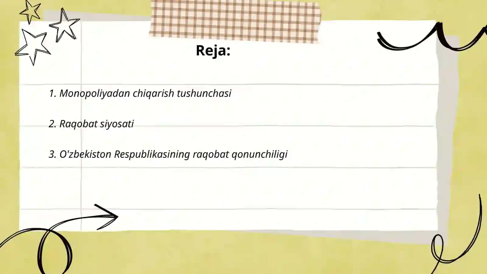 Tadbirkorlikni qo’llab-quvvatlashda O’zbekiston Respublikasi Monopoliyadan chiqarishi, raqobat va tadbirkorlikni qo’llab-quvvatlash davlat qo’mitasining vazifalari 2