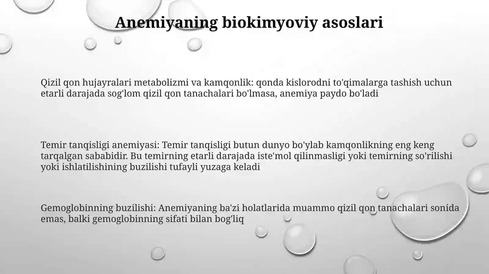 Kamqonlik Biokimyosi 2