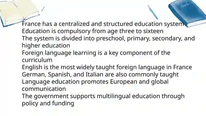 Education system and foreign language teaching in France 2