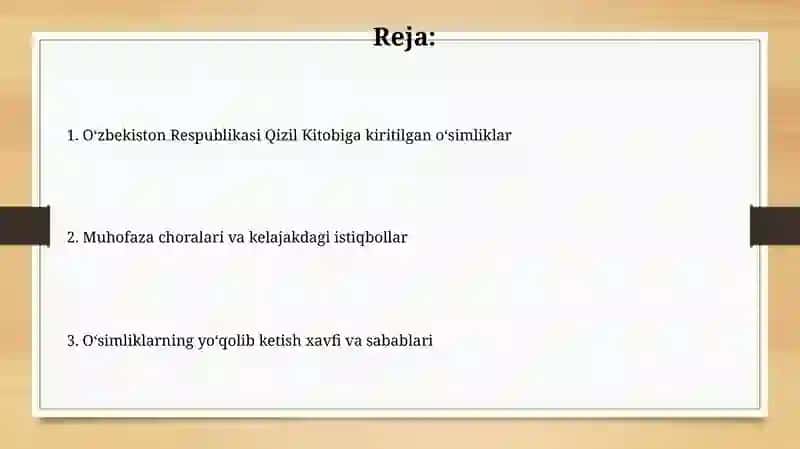 Oʻzbekiston Respublikasi Qizil Kitobiga kiritilgan oʻsimliklar 2