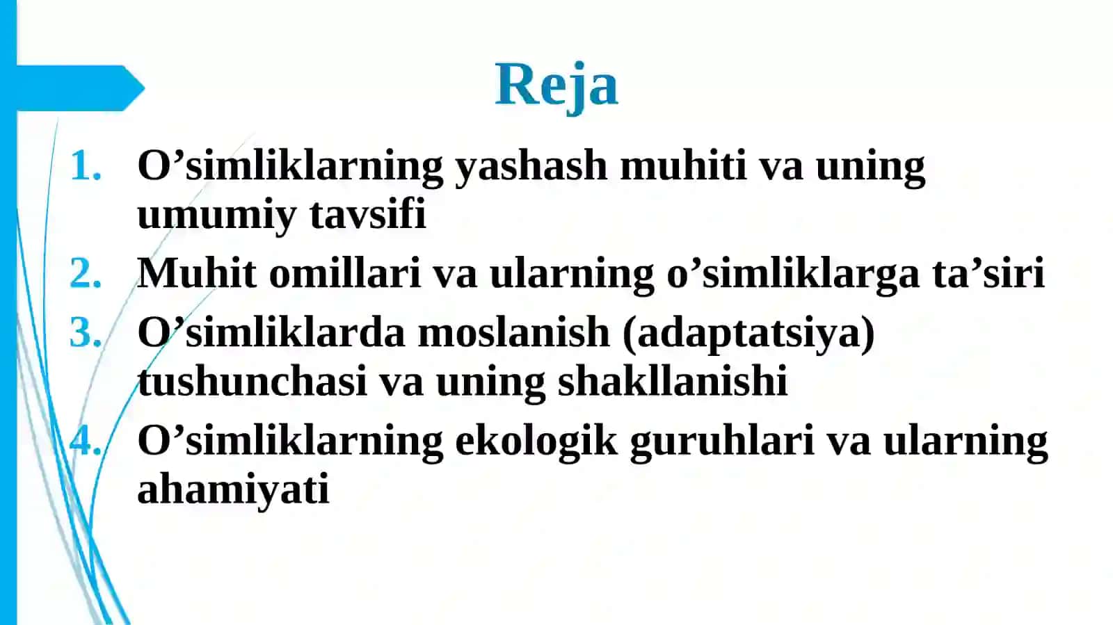 O’simliklarning Yashash Muhiti va Uning Umumiy Tavsifi 2