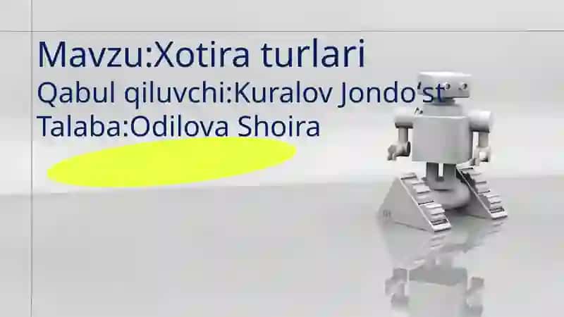 Xotira qurilmalari 2