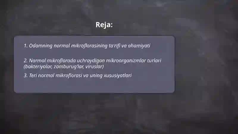 Odam normal mikroflorasi 2