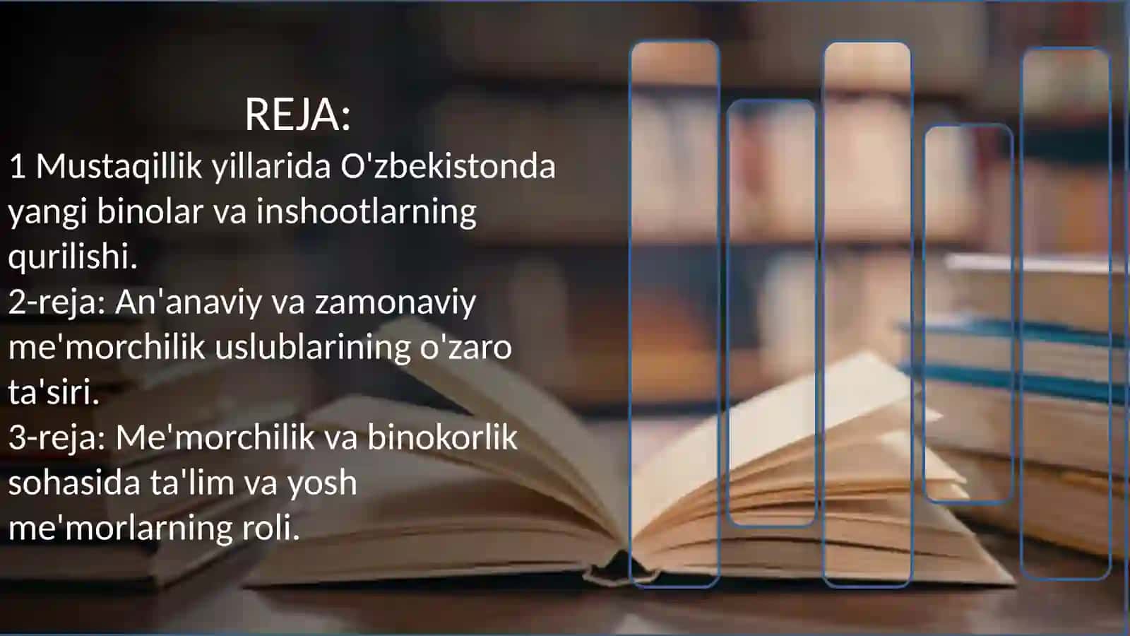 Mustaqillik yillarida binokorlik va me`morchilik 2