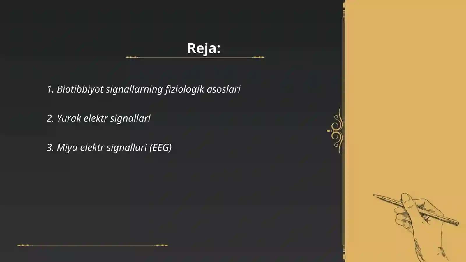 Biotibbiyot signallardi olish usullari 2