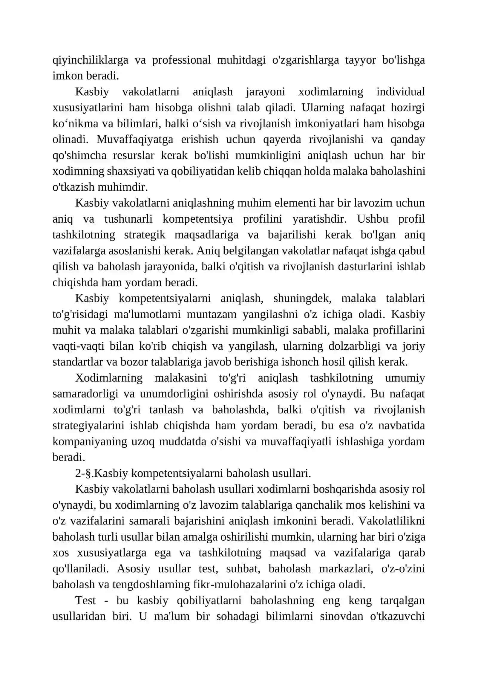 Xodimlarning kasbiy qobiliyatlarini baholash va rivojlantirish 2