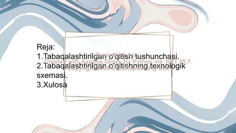 Tabaqalashtirilgan taʼlim texnologiyasidan taʼlim jarayonida foydalanishning oʻziga xosliklari 2