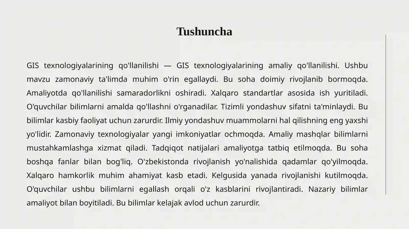 GIS QO'LLANILISHI 2