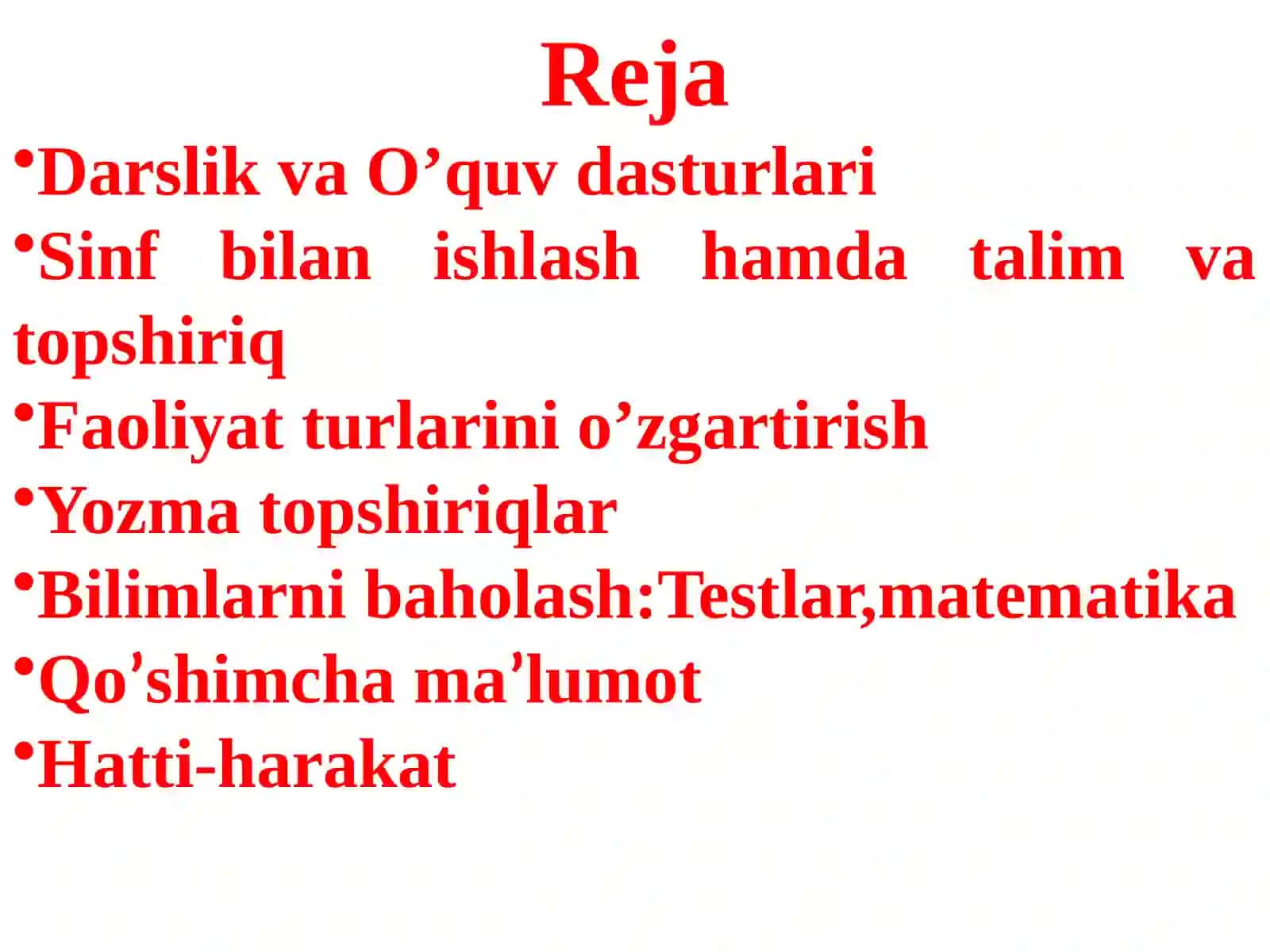 INKLYUZIVSINFLARDA O‘QUV-TARBIYA JARAYONINING SAMARADORLIGINI OSHIRISH UCHUN ZARURIY TAVSIYALAR 2