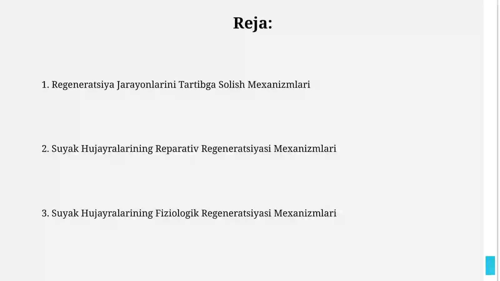Regeneratsiya Jarayonlarini Tartibga Solish Mexanizmlari 2