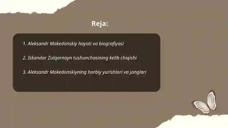 Iskandar Zulqarnayn va Aleksandr Makedonskiy tarixiy shaxslarning tarixi 2