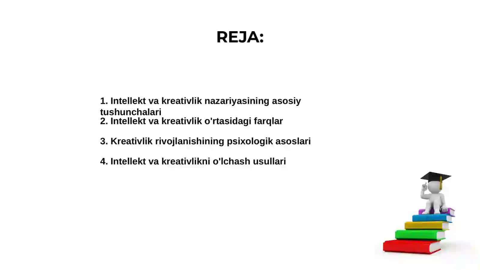 Intellekt va kreativlik nazariyasi 2