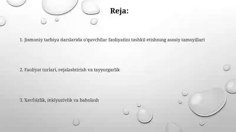 Jismoniy tarbiya darslarida o'quvchilarning faoliyatini tashkil etish 2