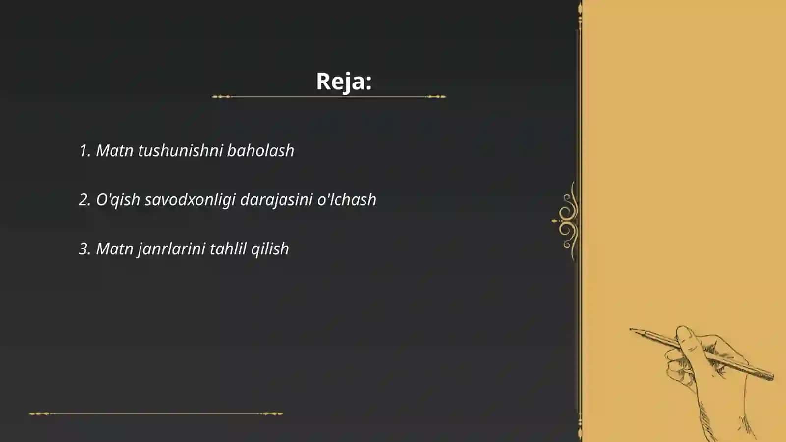 PIRLS xalqaro baholash dasturiga asoslangan matnlar ustida ishlash 2